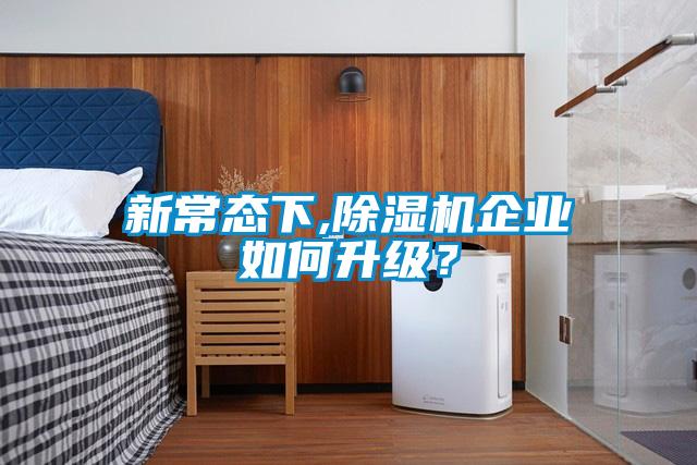 新常態下,除濕機企業如何升級？