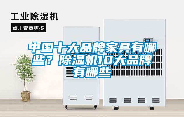 中國十大品牌家具有哪些？除濕機10大品牌有哪些