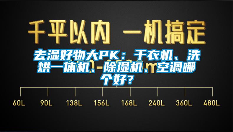 去濕好物大PK：干衣機、洗烘一體機、除濕機、空調哪個好？