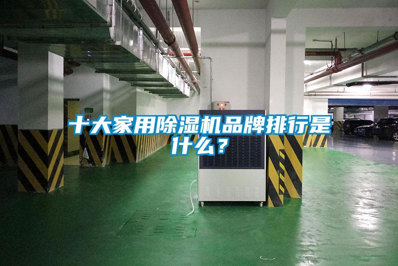 十大家用除濕機品牌排行是什么？