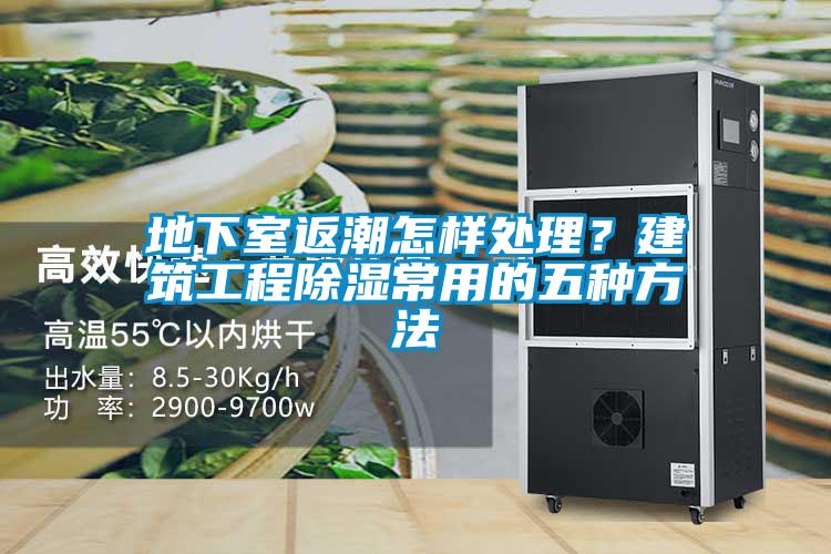 地下室返潮怎樣處理？建筑工程除濕常用的五種方法