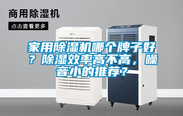 家用除濕機(jī)哪個牌子好？除濕效率高不高，噪音小的推薦？