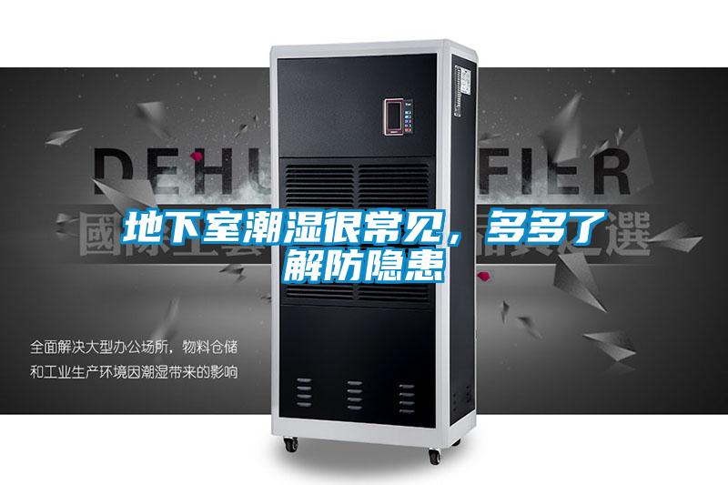 地下室潮濕很常見，多多了解防隱患