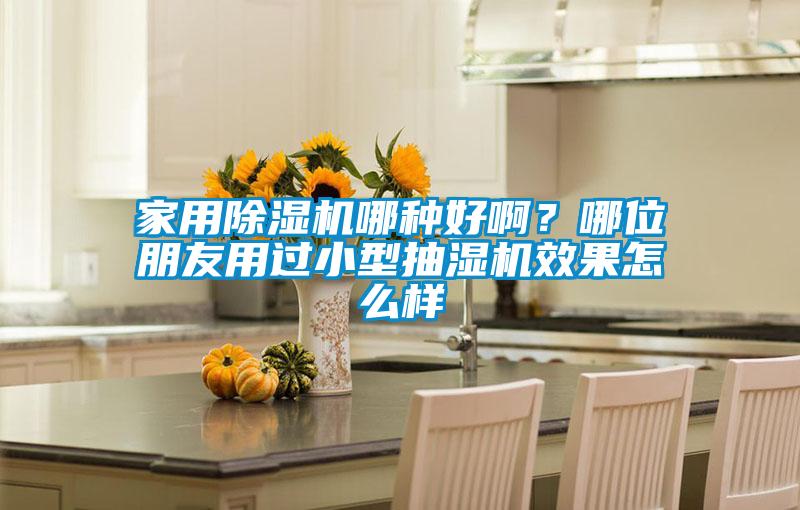家用除濕機(jī)哪種好啊？哪位朋友用過小型抽濕機(jī)效果怎么樣