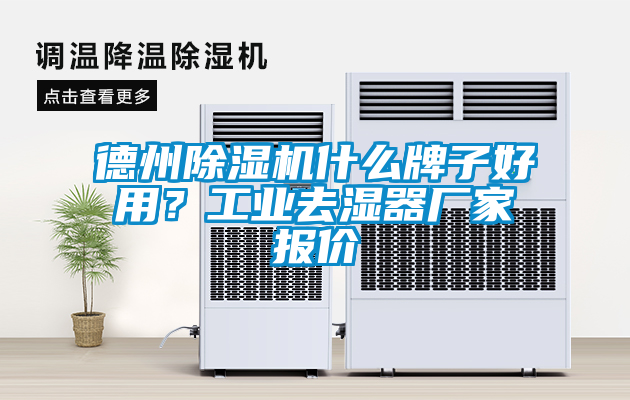 德州除濕機什么牌子好用？工業去濕器廠家報價
