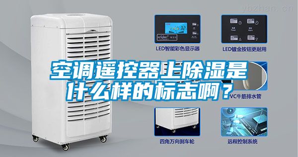 空調遙控器上除濕是什么樣的標志啊？