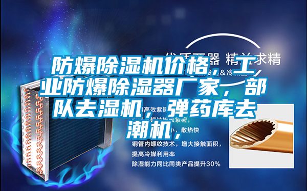 防爆除濕機價格，工業防爆除濕器廠家，部隊去濕機，彈藥庫去潮機，