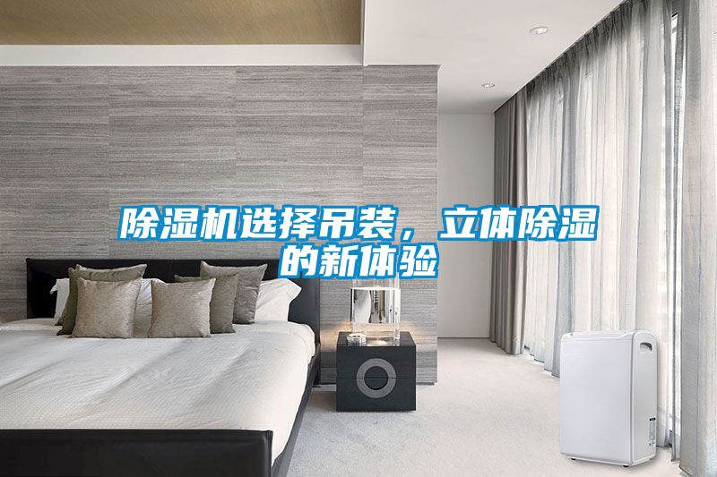 除濕機選擇吊裝，立體除濕的新體驗
