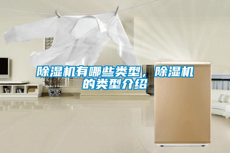 除濕機有哪些類型，除濕機的類型介紹
